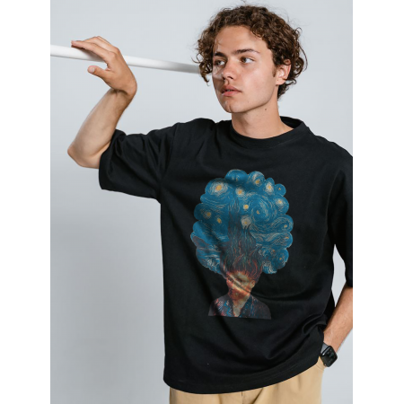 Tricou Van Gogh Starry night bumbac